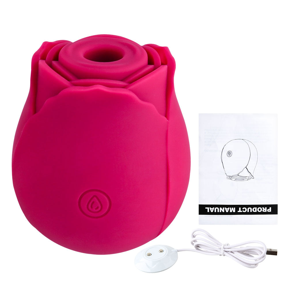 Stimulateur Intime en Forme de Rose – Sensations Profondes