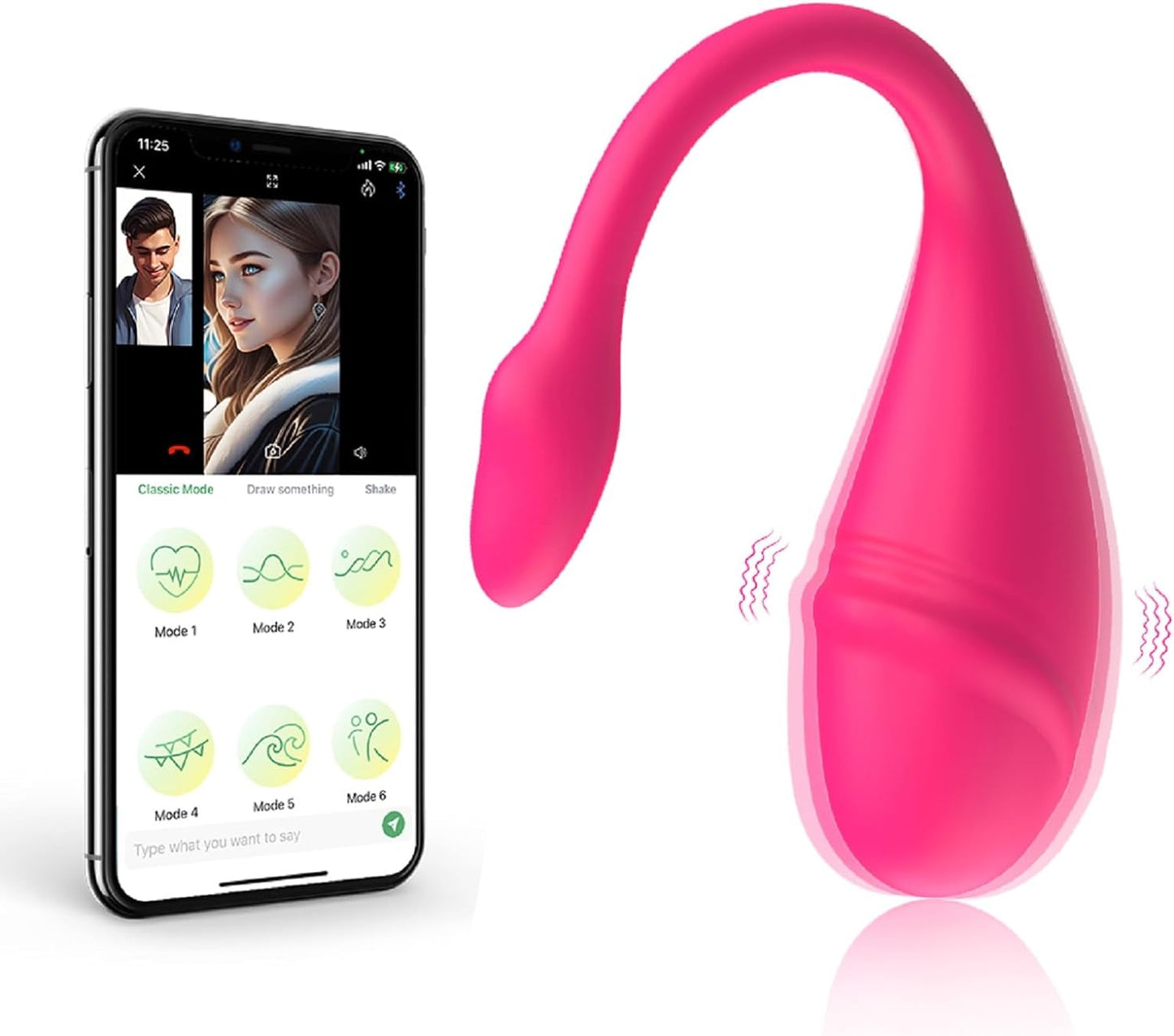 Oeuf vibrant point G portable