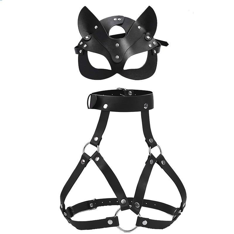 Lingerie Bondage en Cuir