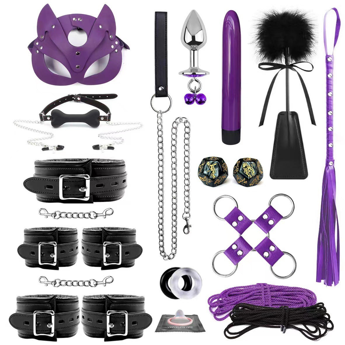 Set Bondage Cuir & Mousse