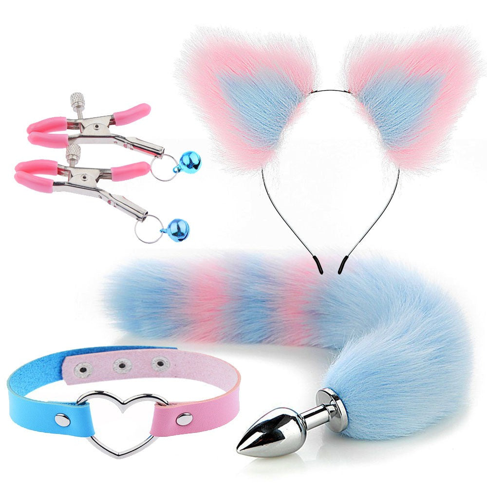 Ensemble renard coloré