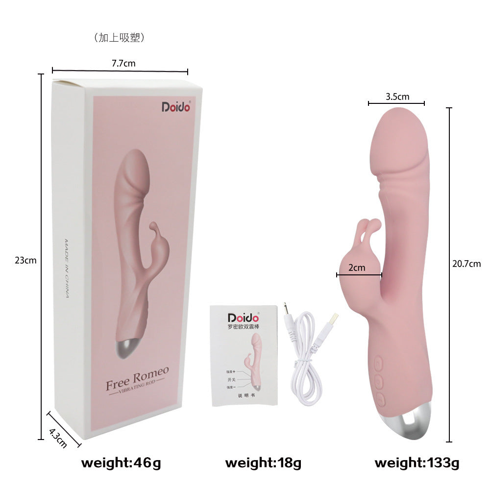 Vibromasseur Double Stimulation Rechargeable