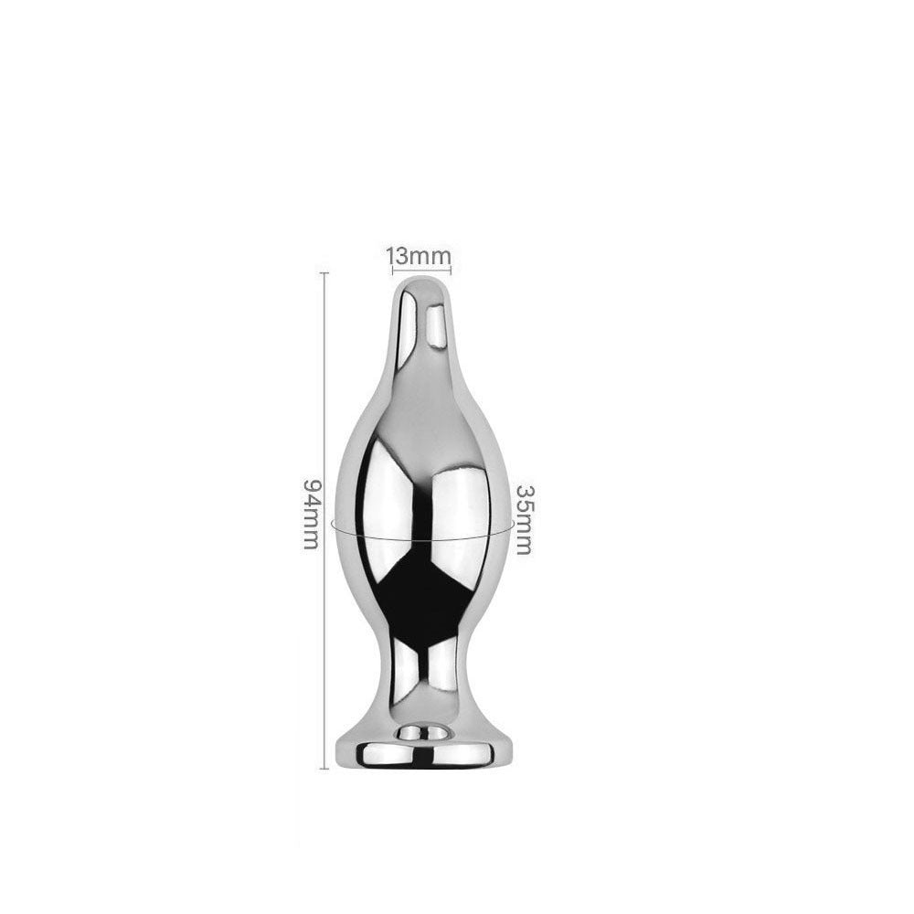 Plug Anal Métal avec Queue de Renard