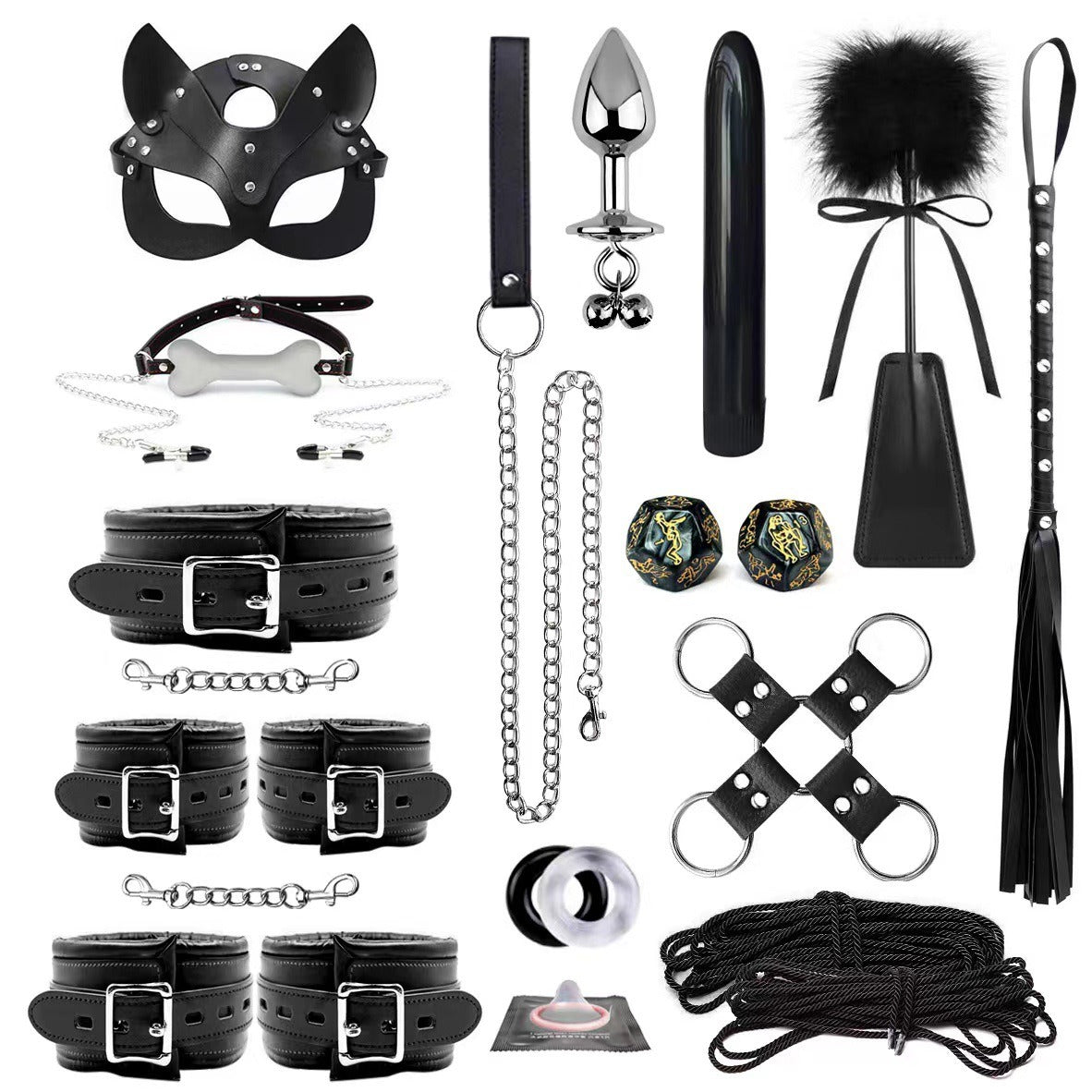 Set Bondage Cuir & Mousse