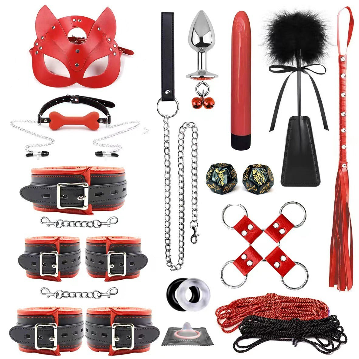 Set Bondage Cuir & Mousse