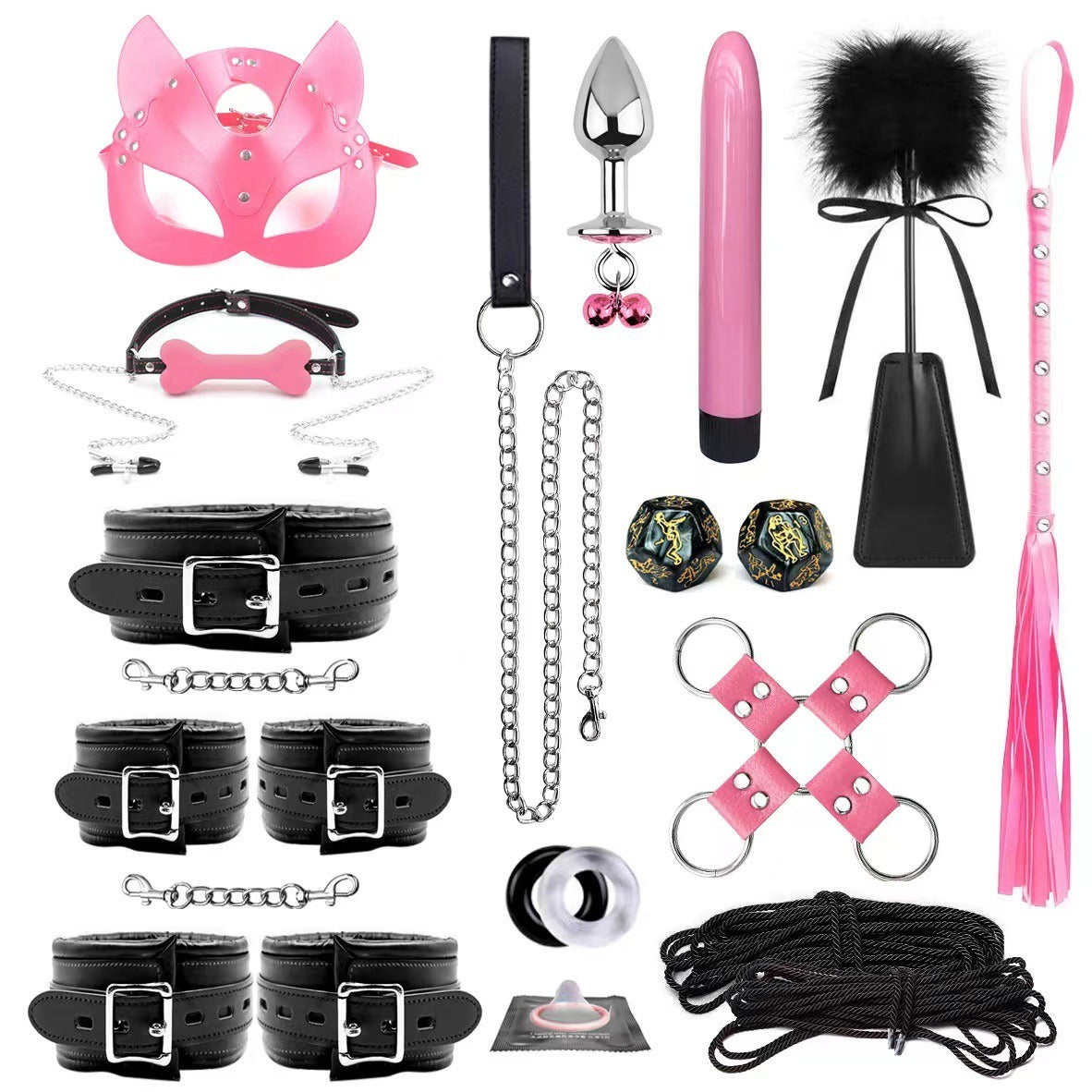 Set Bondage Cuir & Mousse