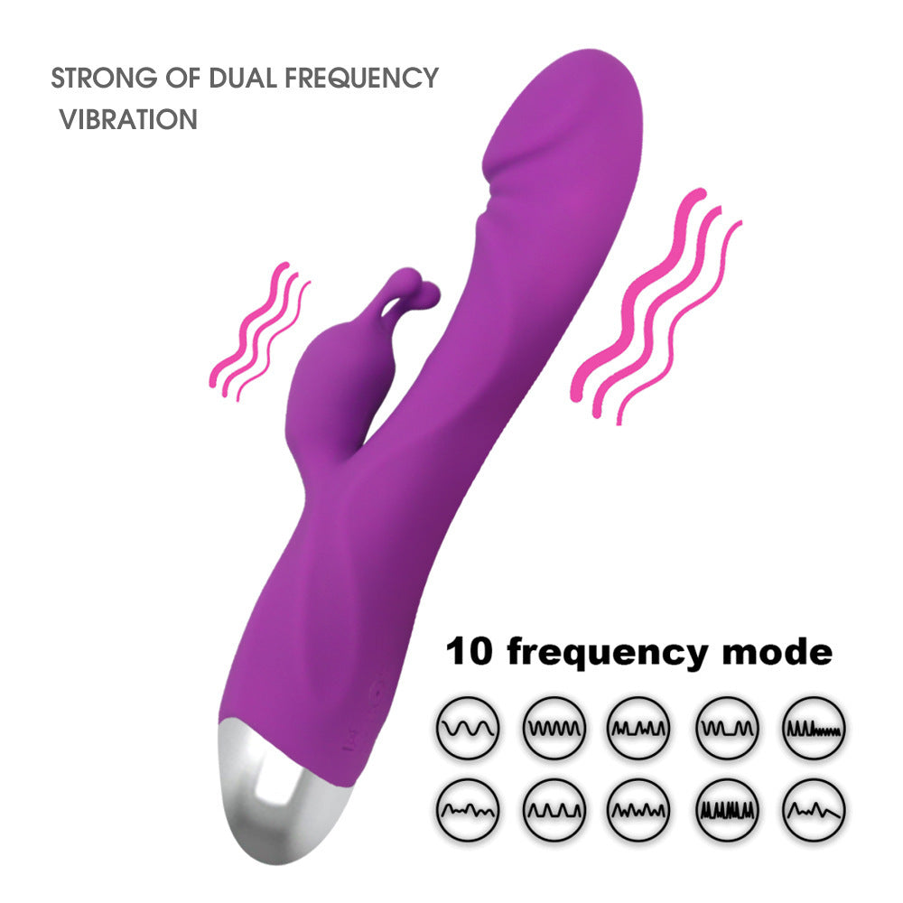 Vibromasseur Double Stimulation Rechargeable