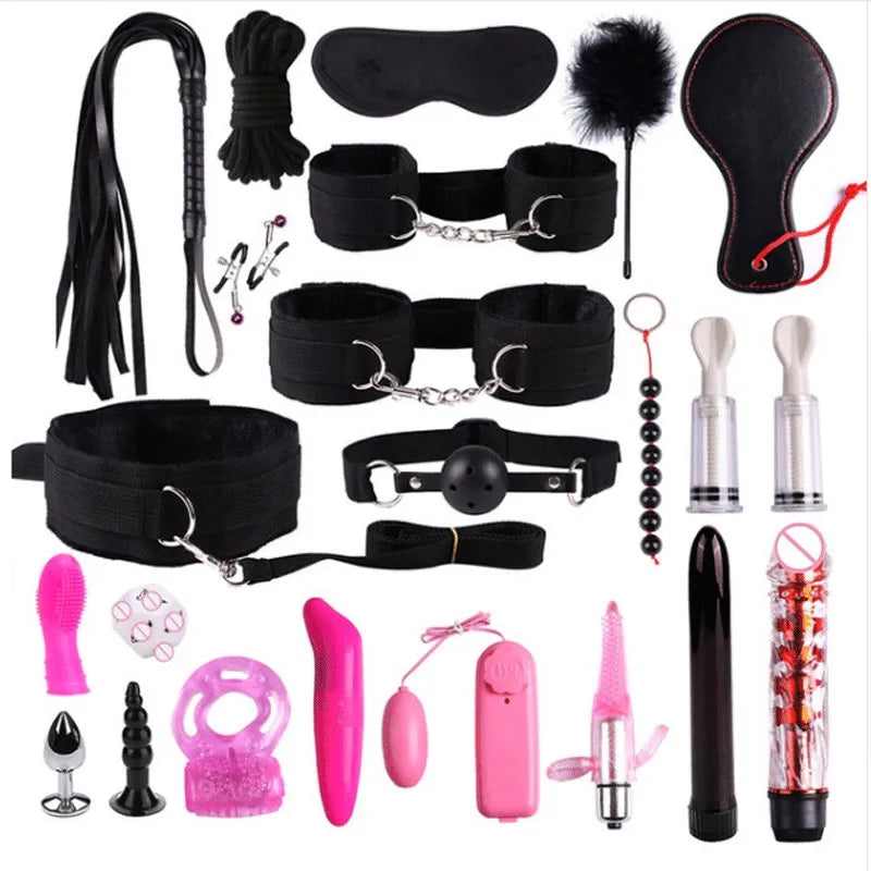 Coffret BDSM Premium – Set Complet de Jeux Sensoriels pour Couples