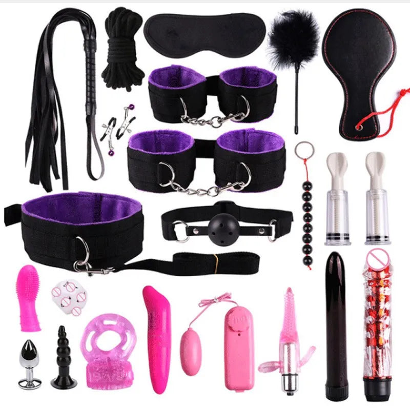 Coffret BDSM Premium – Set Complet de Jeux Sensoriels pour Couples