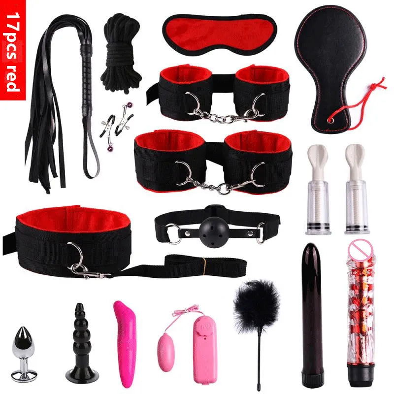 Coffret BDSM Premium – Set Complet de Jeux Sensoriels pour Couples