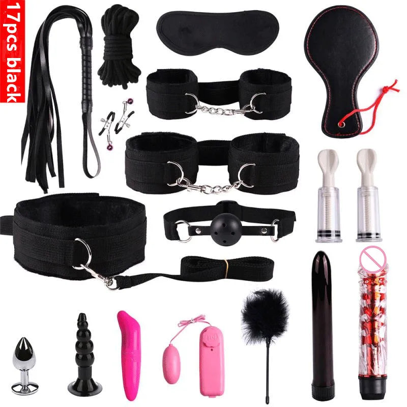 Coffret BDSM Premium – Set Complet de Jeux Sensoriels pour Couples