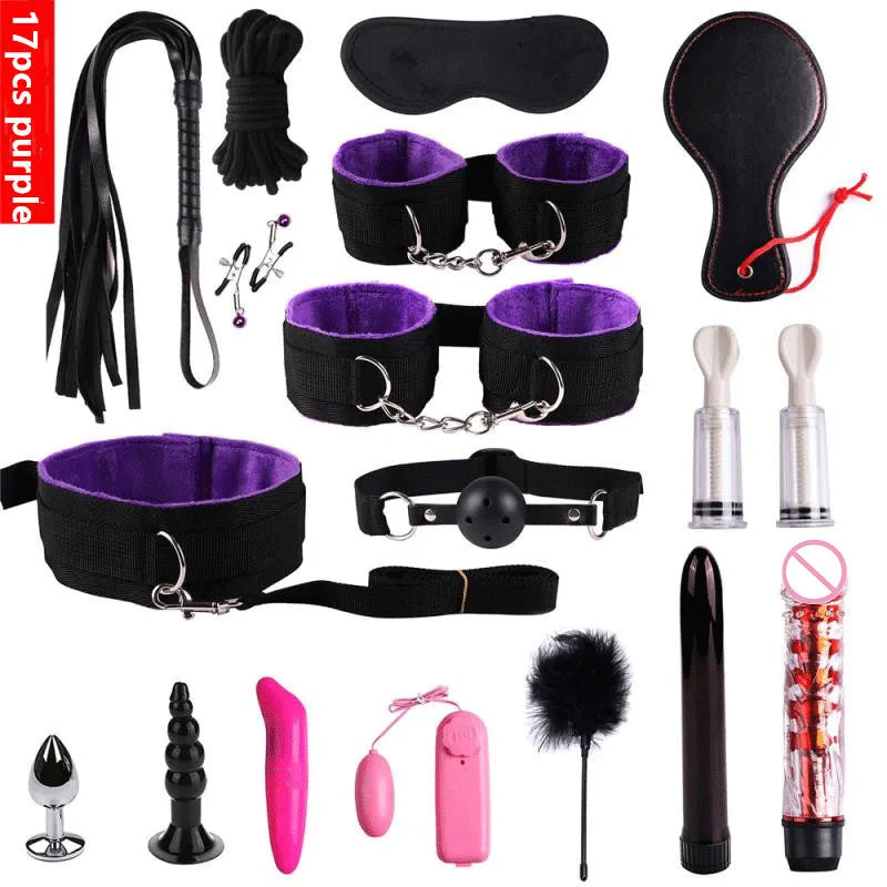 Coffret BDSM Premium – Set Complet de Jeux Sensoriels pour Couples