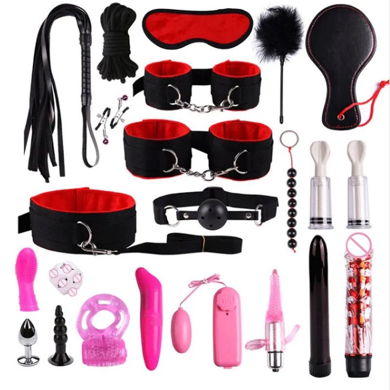 Coffret BDSM Premium – Set Complet de Jeux Sensoriels pour Couples